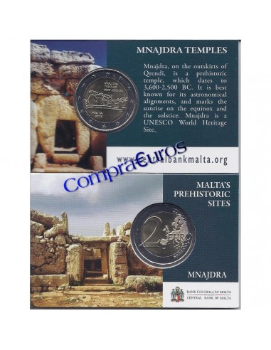 2€ Malta 2018 *Templos de Mnajdra* Coincard BU