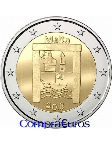 2€ Malta 2018 *Patrimonio Cultural*