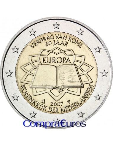 2€ Países Bajos 2007 *Tratado de Roma*