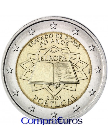 2€ Portugal 2007 *Tratado de Roma*