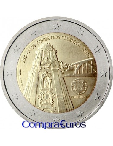 2€ Portugal 2013 *Torre de los Clérigos*