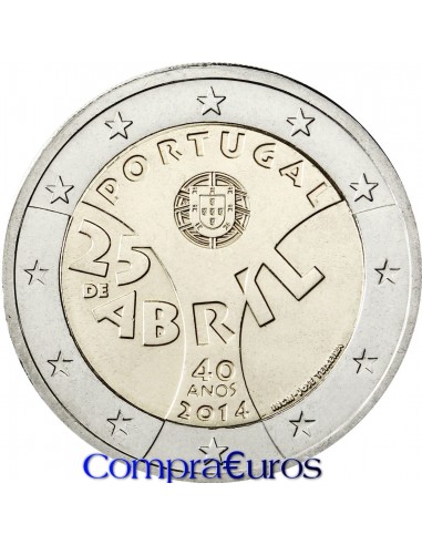 2€ Portugal 2014 *25 de Abril*