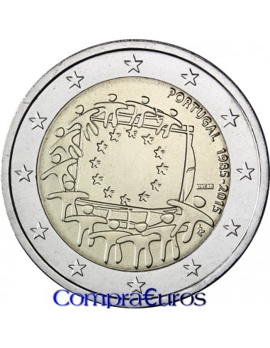 2€ Portugal 2015 *Bandera*