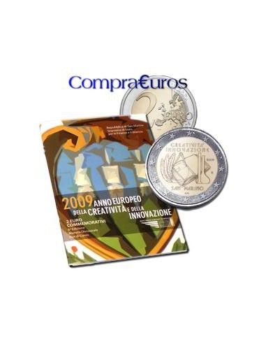 2€ San Marino 2009 *Año europeo de la Creatividad y la Innovación*