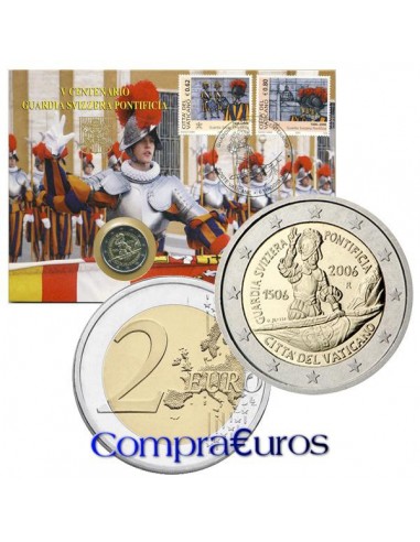 2€ Vaticano 2006 *Guardia Suiza*