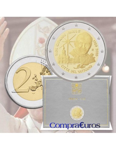2€ Vaticano 2020 *Juan Pablo II*