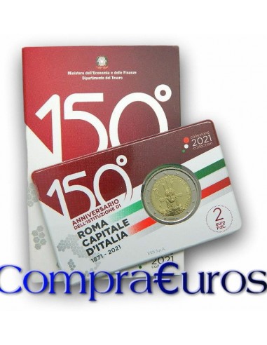 2€ Italia 2021 *Roma Capital de Italia* BU Coincard