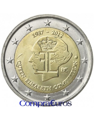 2€ Bélgica 2012 *Reina Isabel*