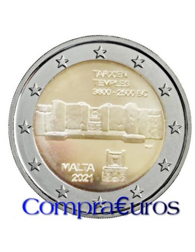 2€ Malta 2021 *Templos de Tarxien*
