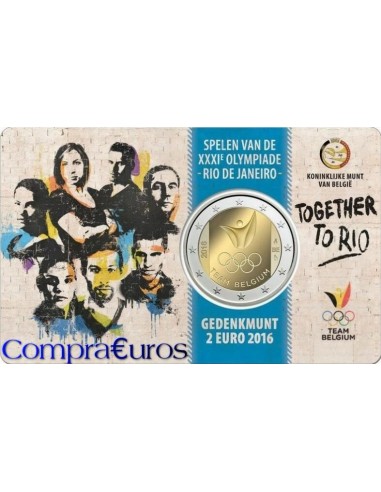 2€ Bélgica 2016 *JJOO Río* Versión NL