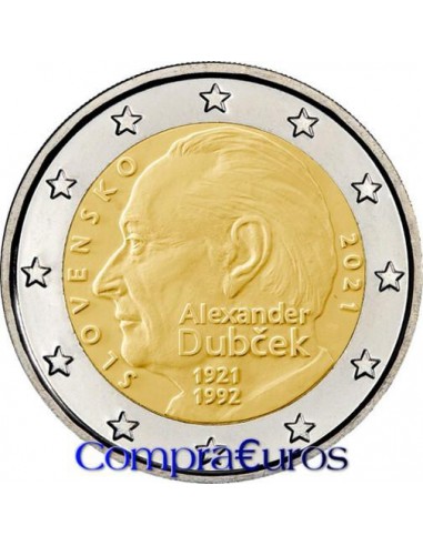 2€ Eslovaquia 2021 *Alexander Dubček*