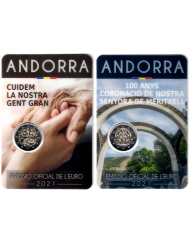 2€ Andorra 2021 *Mayores y COVID* + *Meritxell*