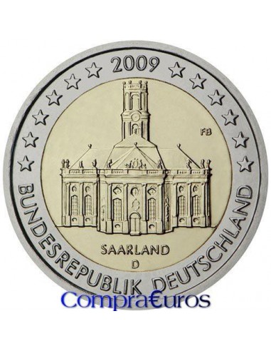 2€ Alemania 2009 *Iglesia San Luis-Sarre* 5 CECAS