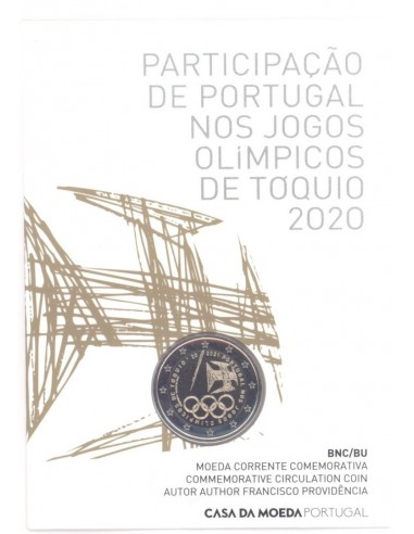2€ Portugal 2021 *Juegos Olímpicos* Coincard BU
