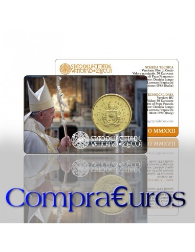 Vaticano 2022 Coincard Nº13 BU