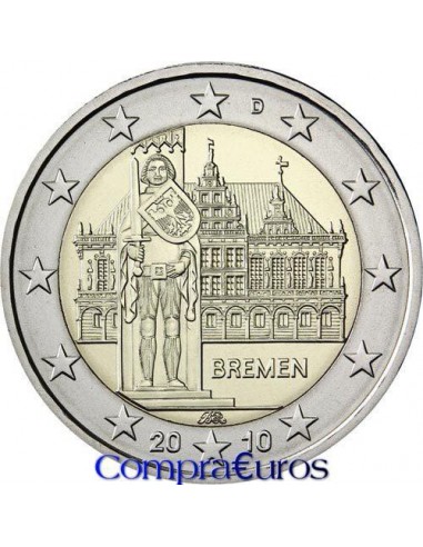 2€ Alemania 2010 *Bremen* 5 CECAS