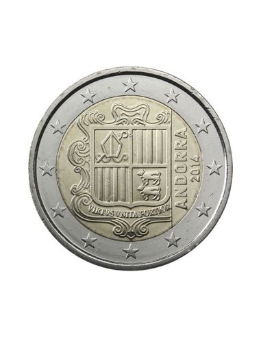 Andorra 2014 2€ Sin Circular